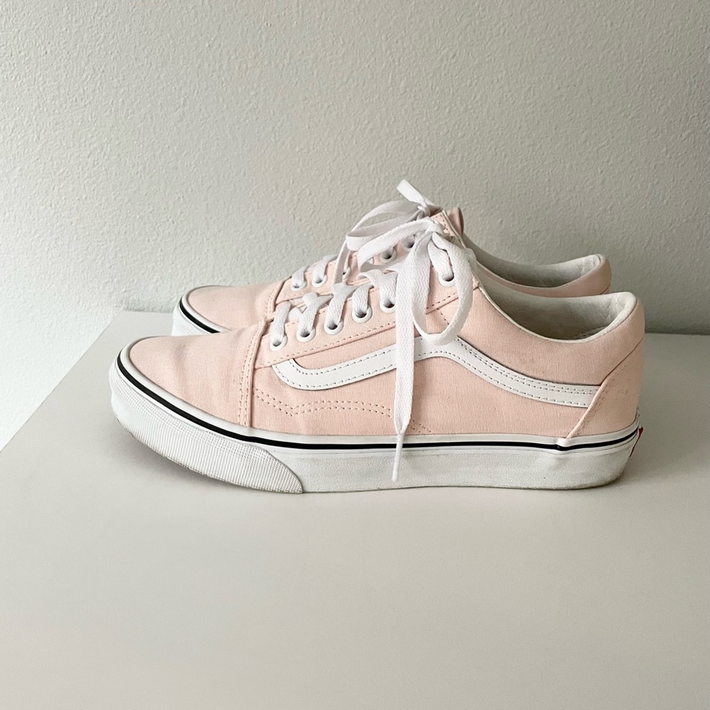 VANS Wide Custom blush pink